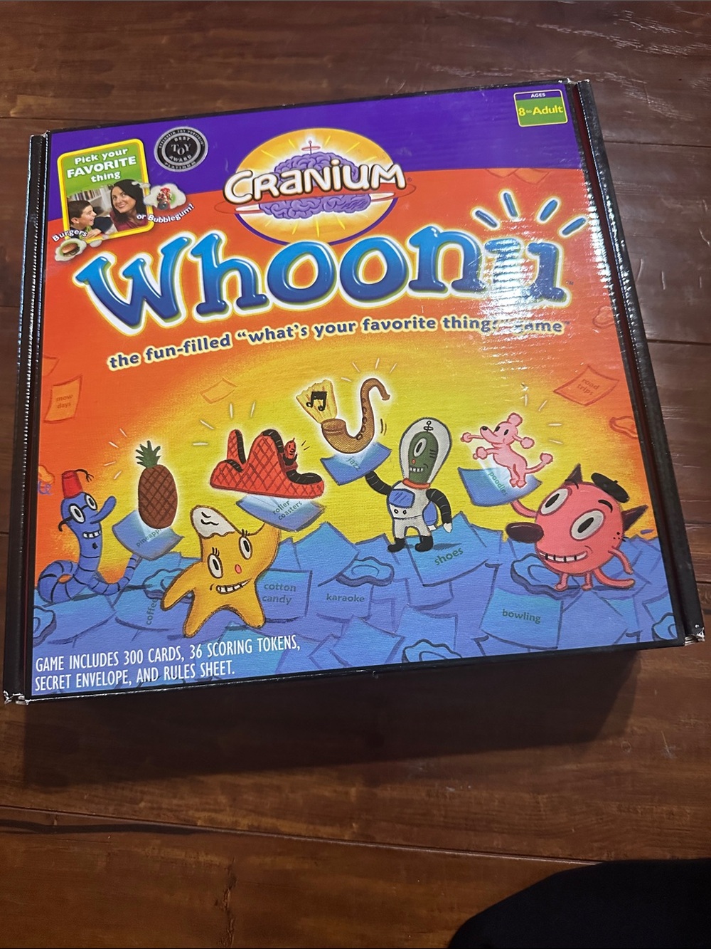 Cranium Whoonu 2005 Family Party Card Game 3-6 Players
